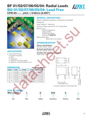 BF024E0224KDC datasheet  